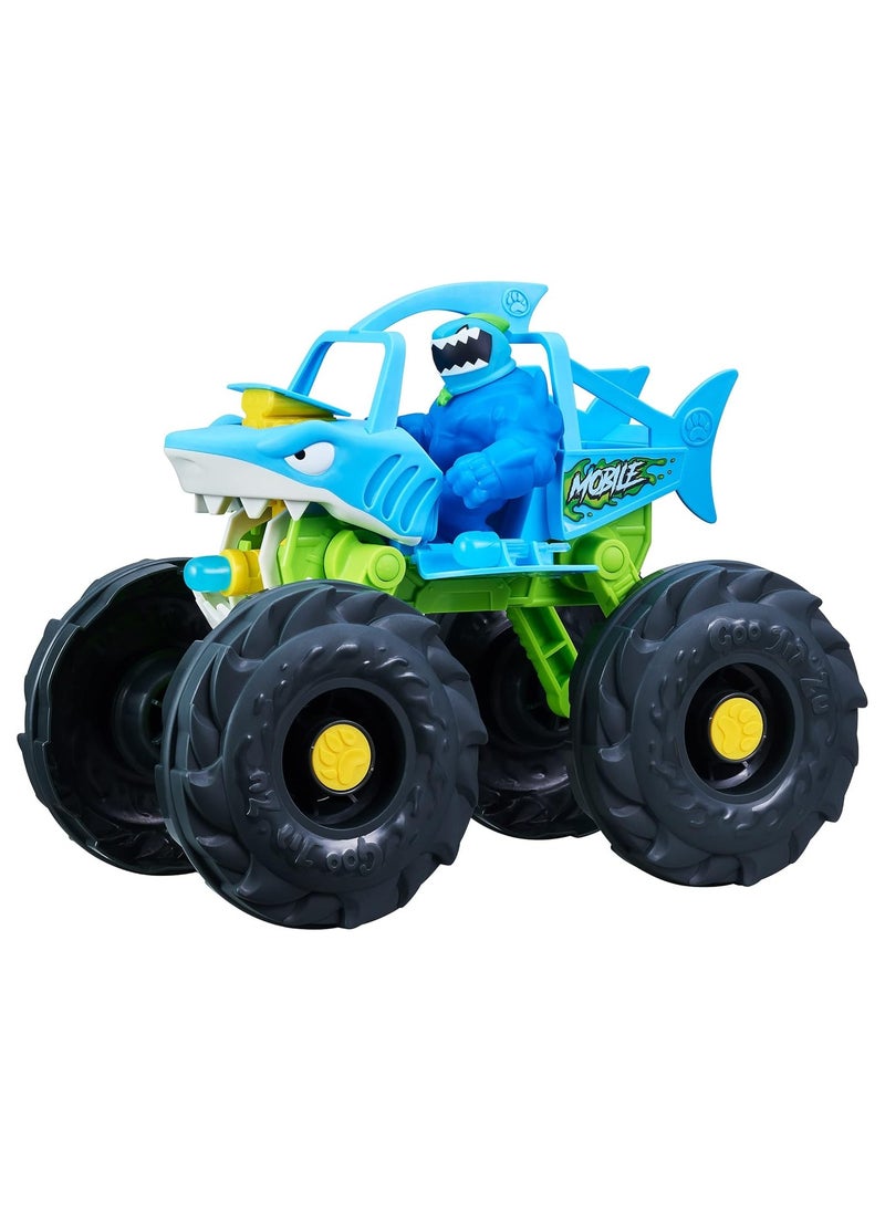 Heroes of Goo Jit Zu Stretch and Strike Thrash Mobile – Speed & Attack Action Vehicle with Missile Launcher
