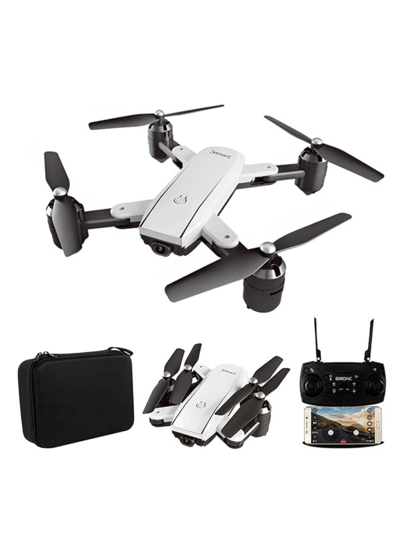 Pihot Mini Drone RC Drone Multifunctional P10 Follow Me, Gesture Control, Gesture Photo, Gesture Recording, Altitude Hold, One Key Lift, Route Planning & Auto Home Grey