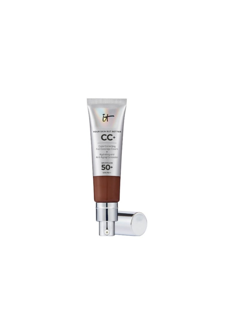 IT COSMETICS YOUR SKIN BUT BETTER CC+ CREAM WITH SPF50 - DEEP BRONZE