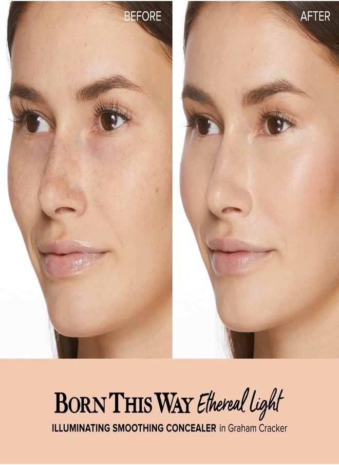 Too Faced Born This Way Ethereal Light Illuminating Smoothing Concealer Graham Cracker - Light With Golden Undertones 5ml