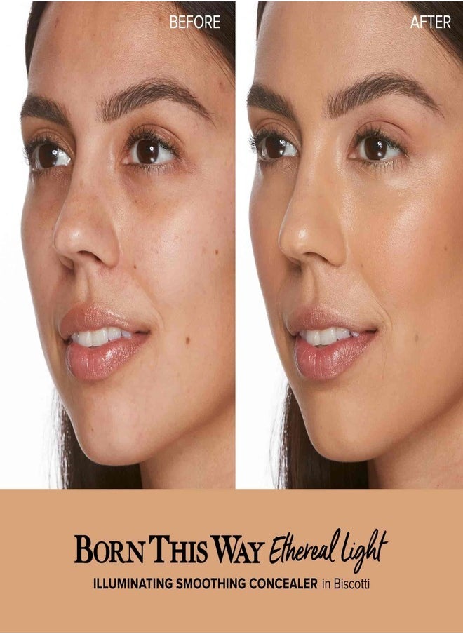 Too Faced Born This Way Ethereal Light Illuminating Smoothing Concealer Biscotti - Medium With Golden Undertones 5ml