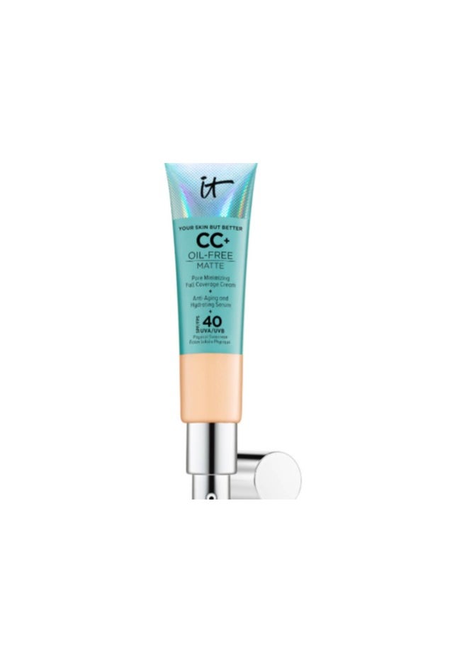IT COSMETICS YOUR SKIN BUT BETTER CC+ OIL-FREE MATTE SPF40 - MEDIUM