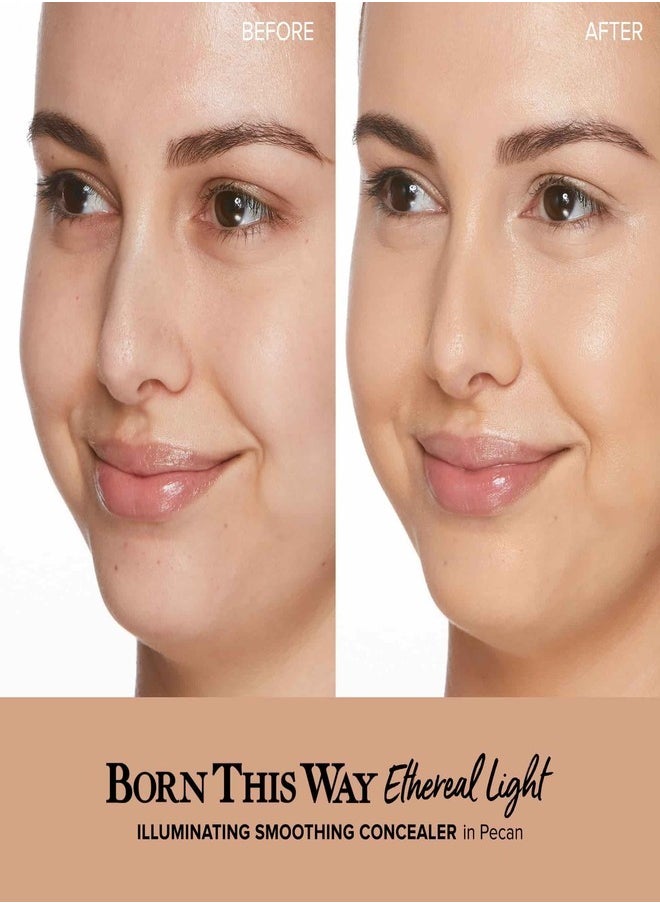 Too Faced Born This Way Ethereal Light Illuminating Smoothing Concealer Pecan - Light Medium With Neutral Undertones 5ml