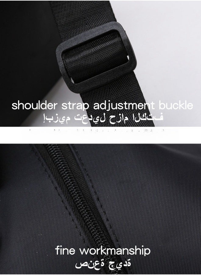 Unisex Large-capacity Gym Sack, Men's/Women's Independent Shoe Compartment Yoga Bag Fitness Bag Hiking Bag Sports Bag Shoulder Bag, Wet and Dry Separate Backpack Tourist Bag Duffle Bag for Girls, Boys