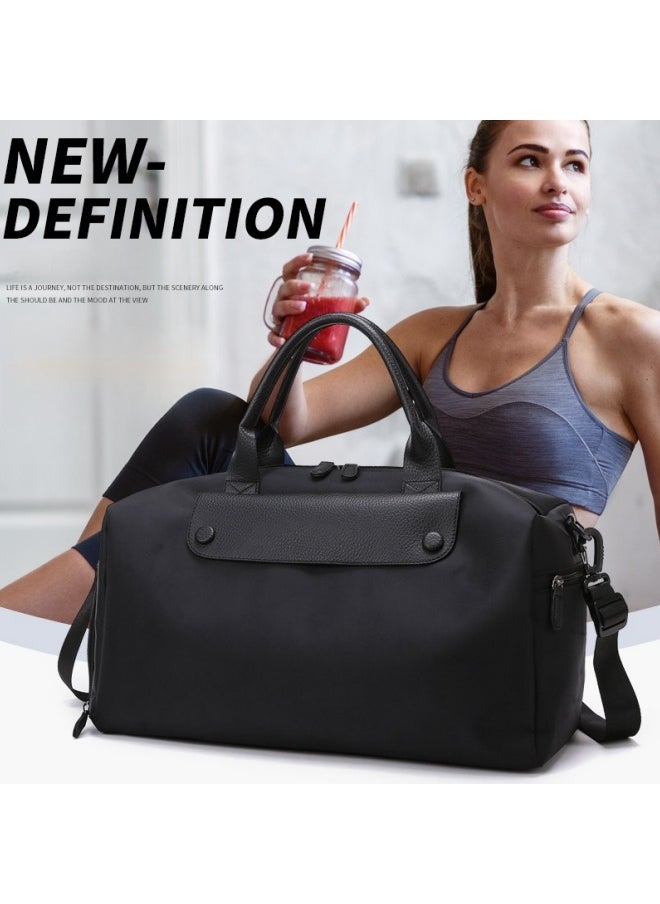 Unisex Large-capacity Gym Sack, Men's/Women's Independent Shoe Compartment Yoga Bag Fitness Bag Hiking Bag Sports Bag Shoulder Bag, Wet and Dry Separate Backpack Tourist Bag Duffle Bag for Girls, Boys