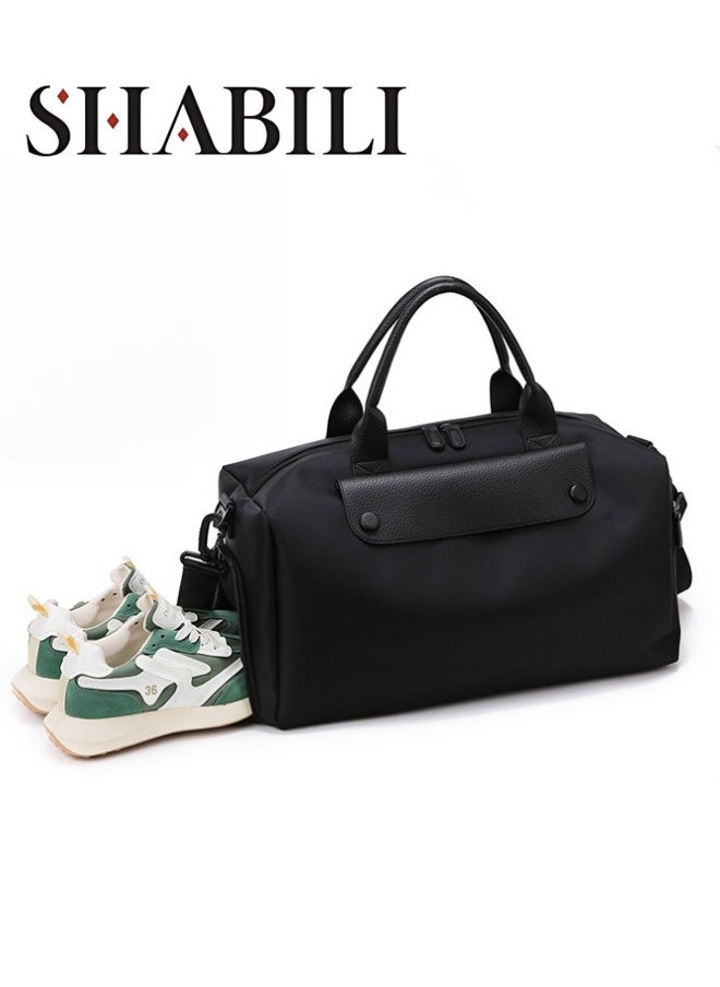 Unisex Large-capacity Gym Sack, Men's/Women's Independent Shoe Compartment Yoga Bag Fitness Bag Hiking Bag Sports Bag Shoulder Bag, Wet and Dry Separate Backpack Tourist Bag Duffle Bag for Girls， Boys