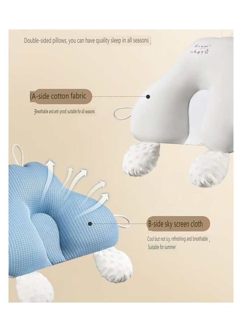 Newborn styling pillow, baby soothing pillow, 0-1 year old anti startle and head deviation correction head shape safety device