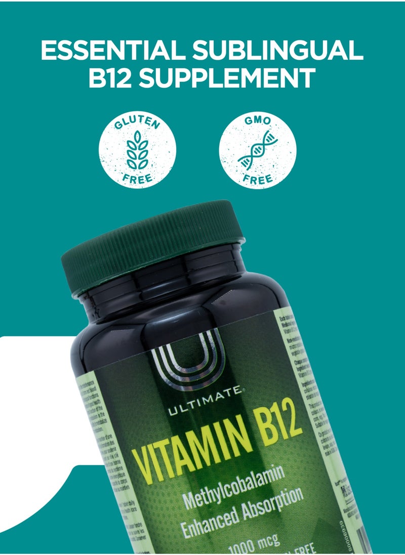 Vitamin B-12, 1000mcg,