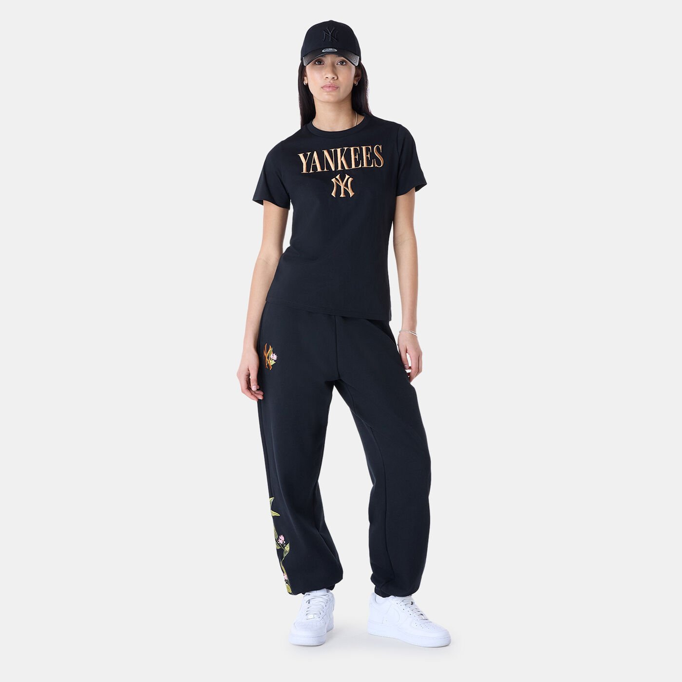 Women's MLB New York Yankees Floral Joggers