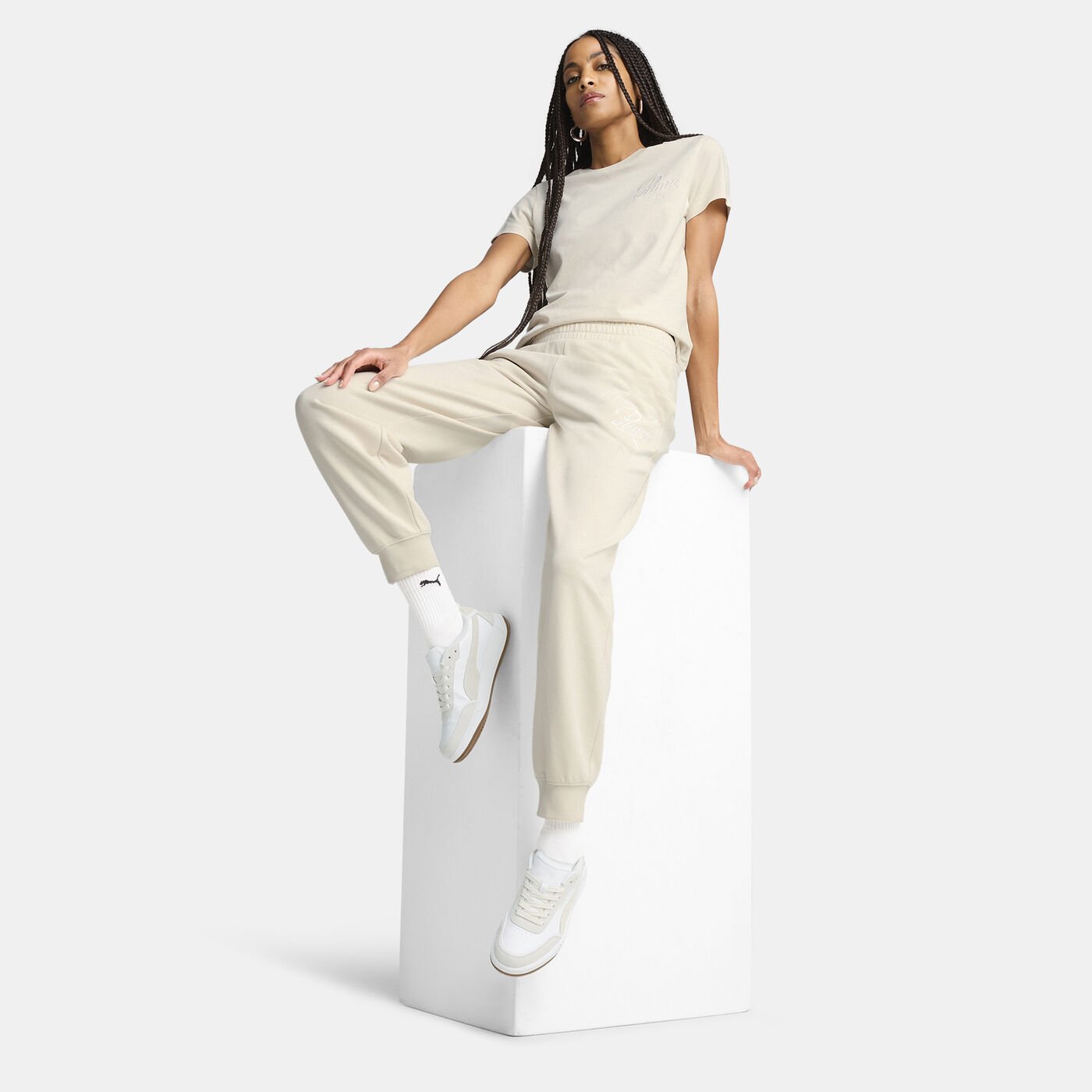 Women's Essential Script Comfort Sweatpants