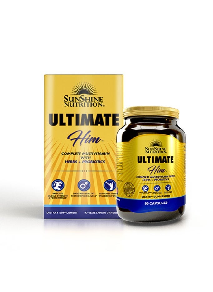 Sunshine Nutrition Ultimate Him Vegetarian Cap 90s