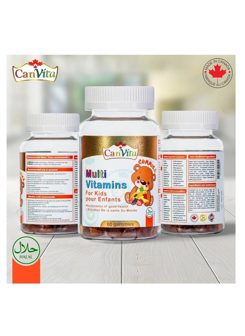 CanVita Kid's Halal Multi-Vitamin 60 Gummies