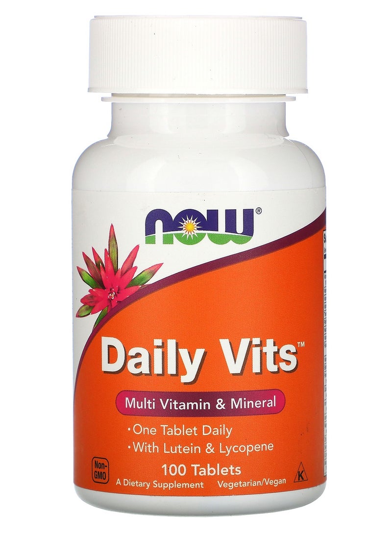 Daily Vits Multi Vitamin &  Mineral 100 Tablets