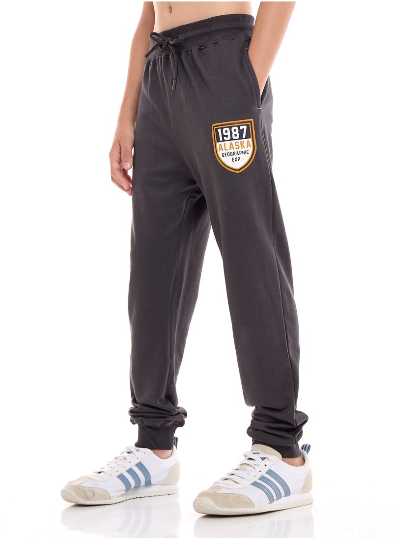 Boys  2-Piece T-Shirt & Jogger Set - Blue - Grey