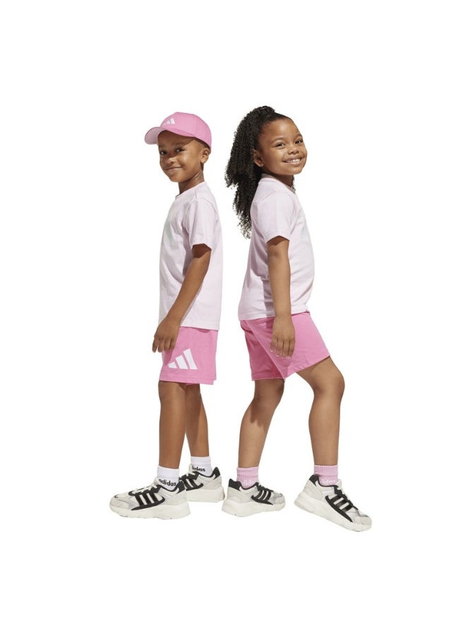 adidas LK BL T-SET 160 Pink Training SUITS for Unisex Kids - 3-4Y