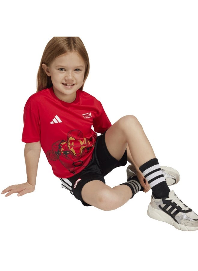 adidas LK MRVL IM TSET Red Training SUITS for Unisex Kids - 1824