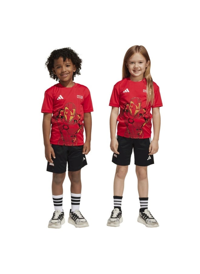 adidas LK MRVL IM TSET Red Training SUITS for Unisex Kids - 1824