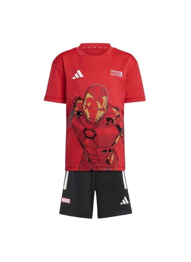 adidas LK MRVL IM TSET Red Training SUITS for Unisex Kids - 1824