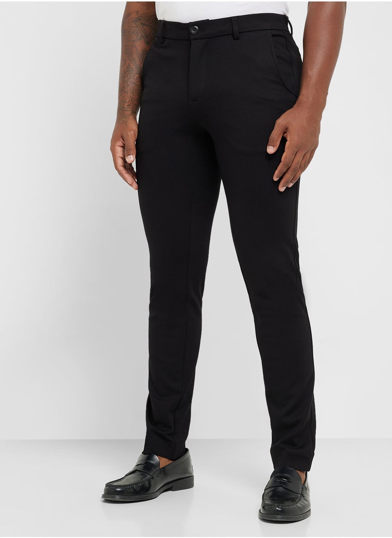 Slim Fit Smart Trousers