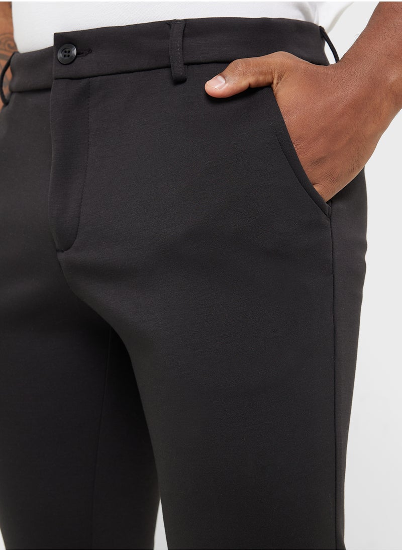 Ankle Length Smart Trousers