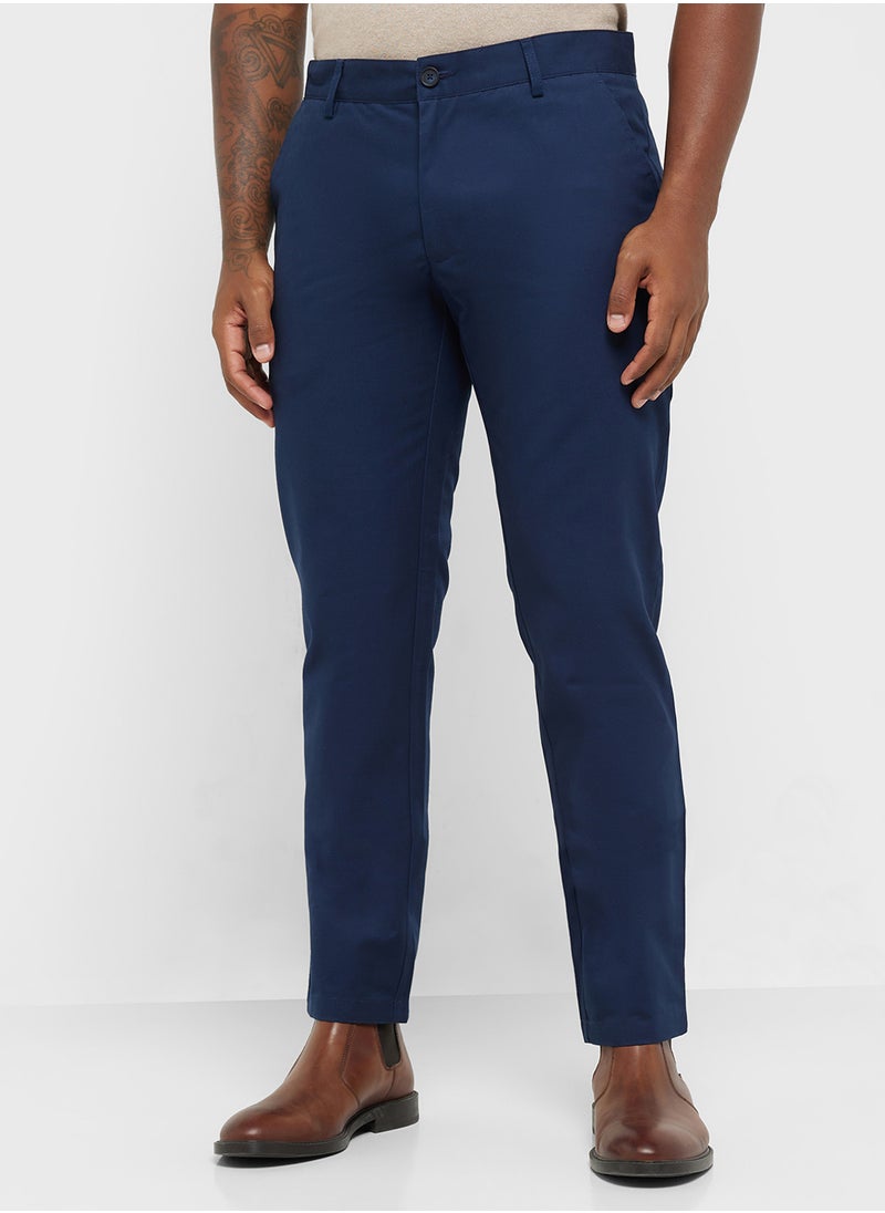 Slim Fit Smart Trousers