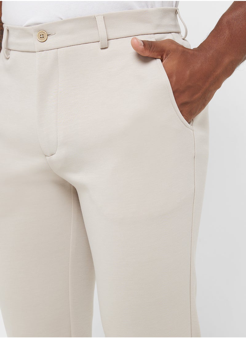 Slim Fit Smart Trousers