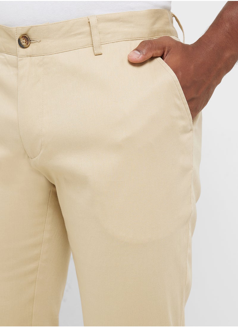 Ankle Length Smart Trousers