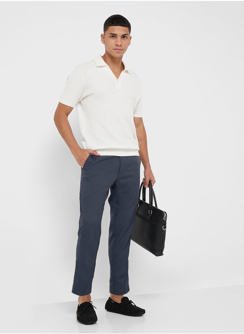 Slim Fit Smart Trousers
