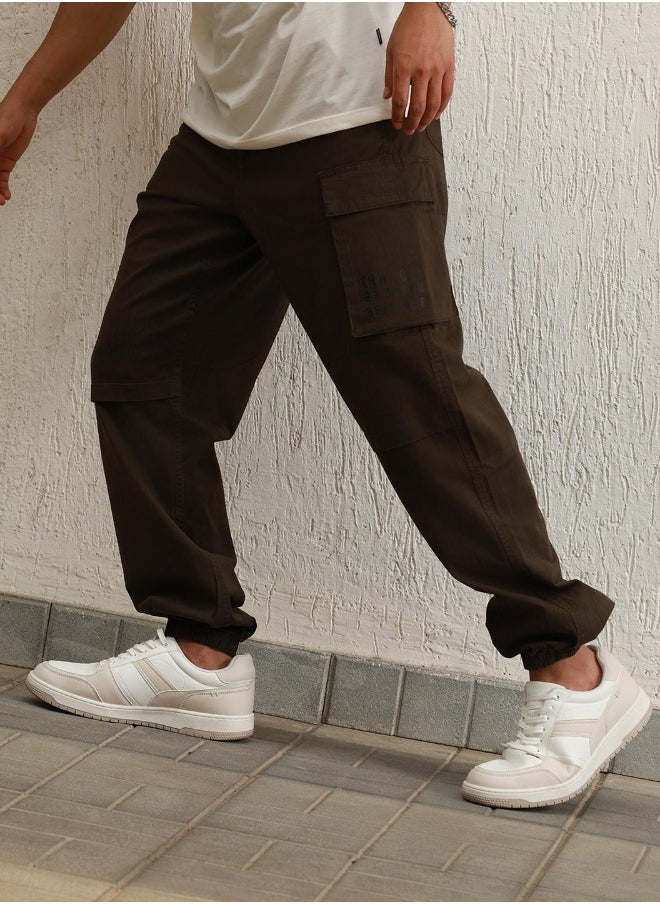 Dark Olive Pants For Men