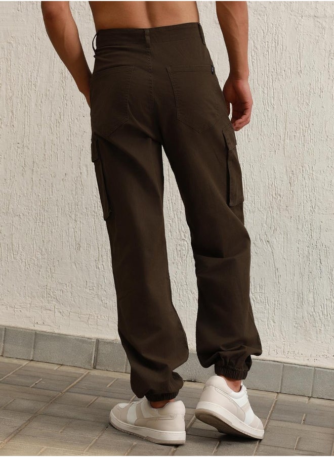 Dark Olive Pants For Men