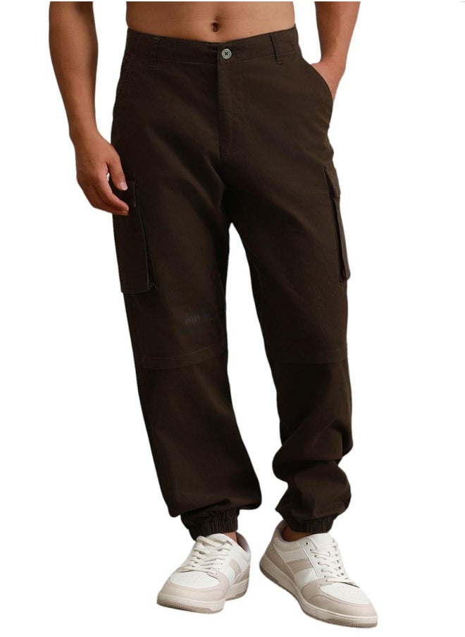 Dark Olive Pants For Men