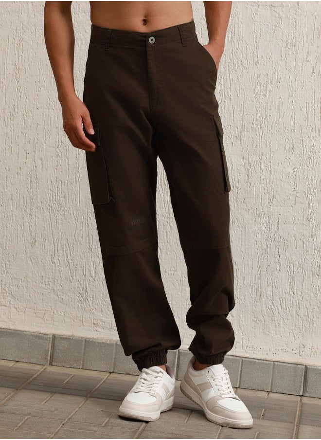 Dark Olive Pants For Men