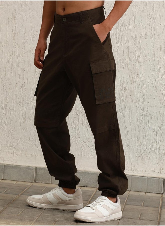 Dark Olive Pants For Men