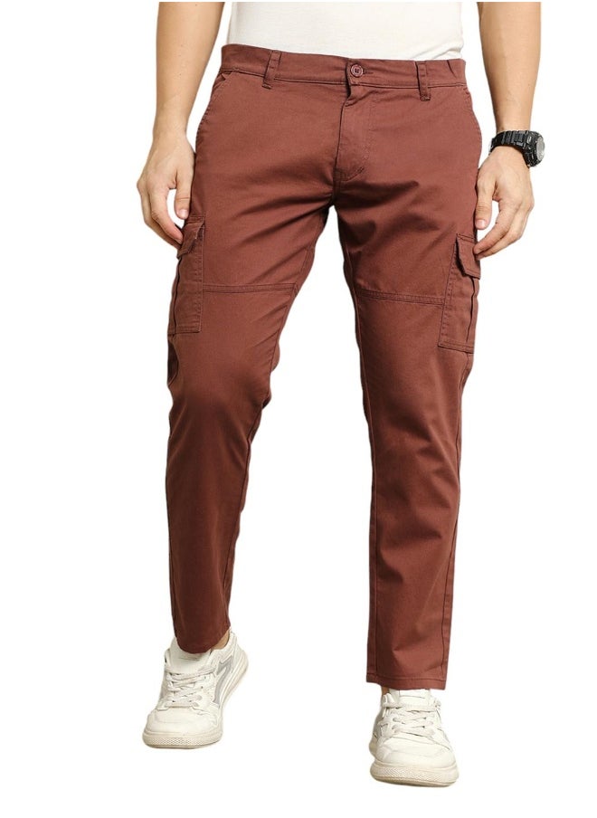 Men Brown Trousers