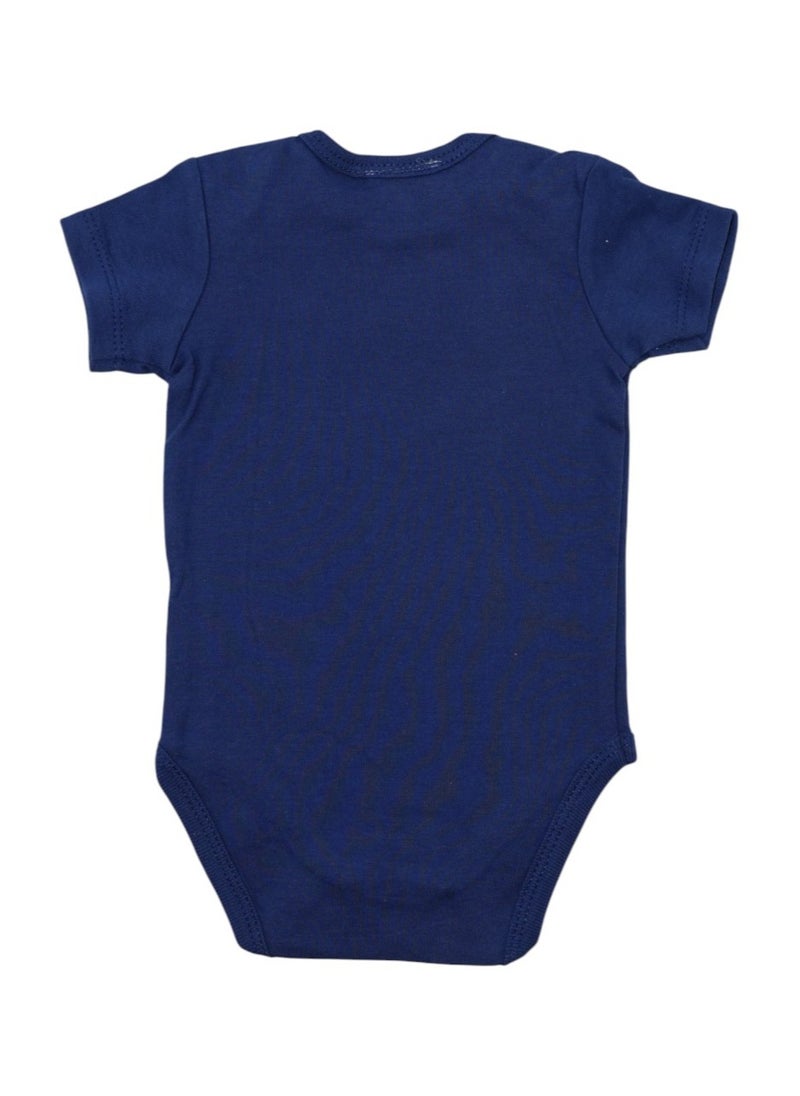 Bambimici 3-Piece Short Sleeve Animal Printed Bodysuit for Baby Boy