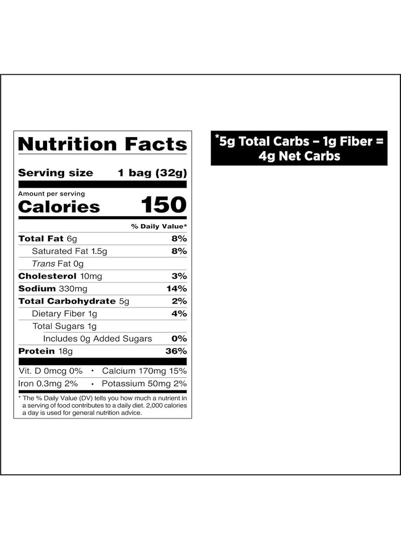 Quest Nutrition Tortilla Style Protein Chips 32g Nacho Cheese Pack of 8
