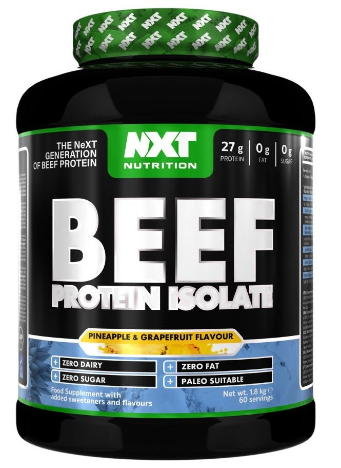 Beef Protein Isolate Zero Dairy  Pineapple & Grapefruit 60 Servings 1800g