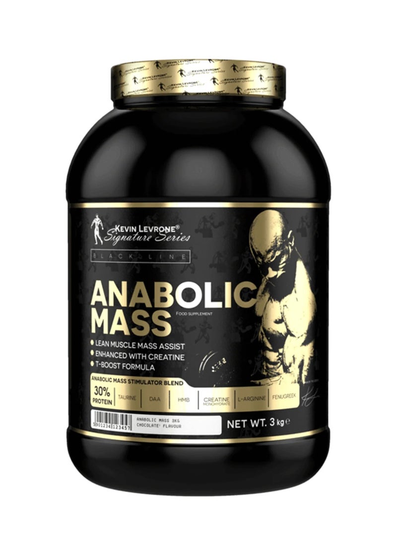 Kevin Levrone Anabolic Mass 3kg Chocolate: Premium Mass Gainer for Lean Muscle Growth