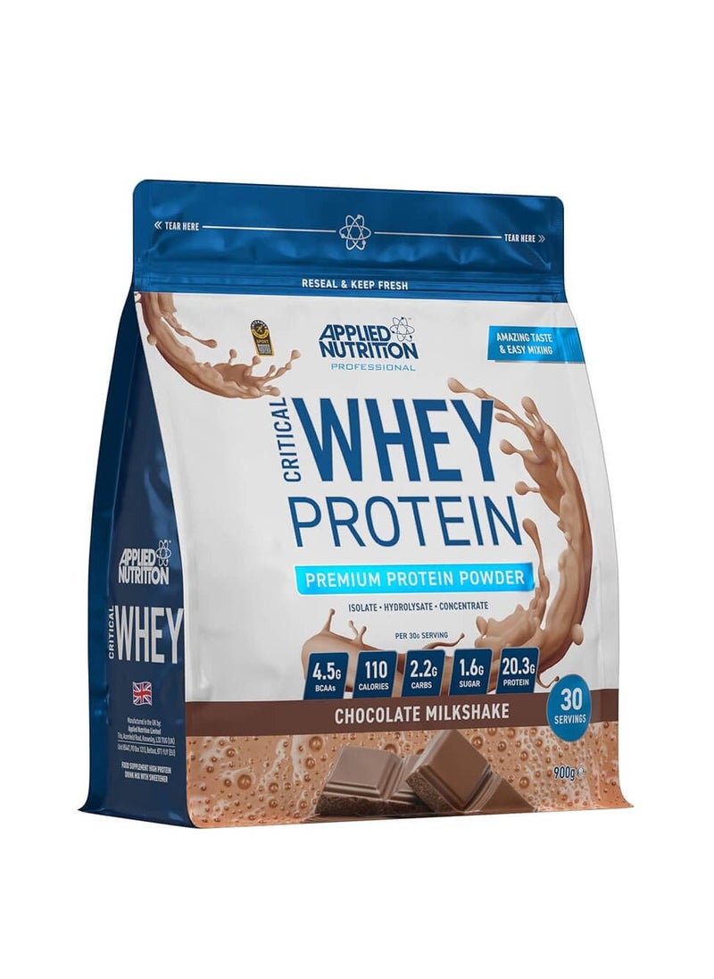 Applied Nutrition Critical Whey Protein 900g Chocolate Milkshake