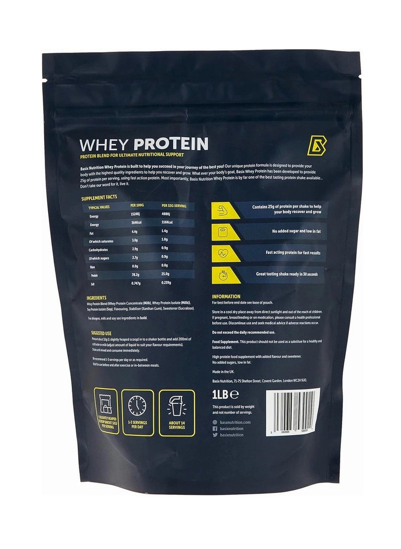 Basix Whey Protein 454g Vanilla Whip