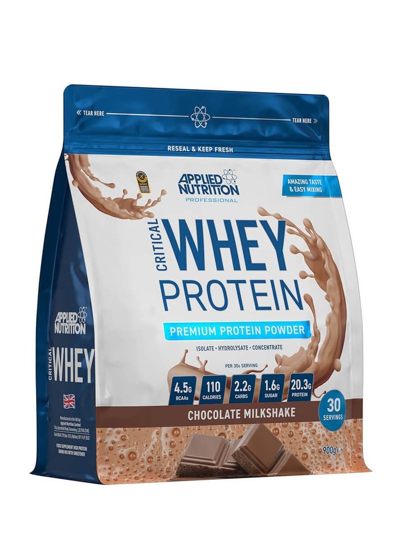 Applied Nutrition Critical Whey Protein 900g Chocolate Milkshake