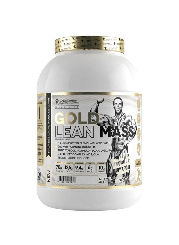 Gold Lean Mass - Strawberry Banana Flavor - 3kg