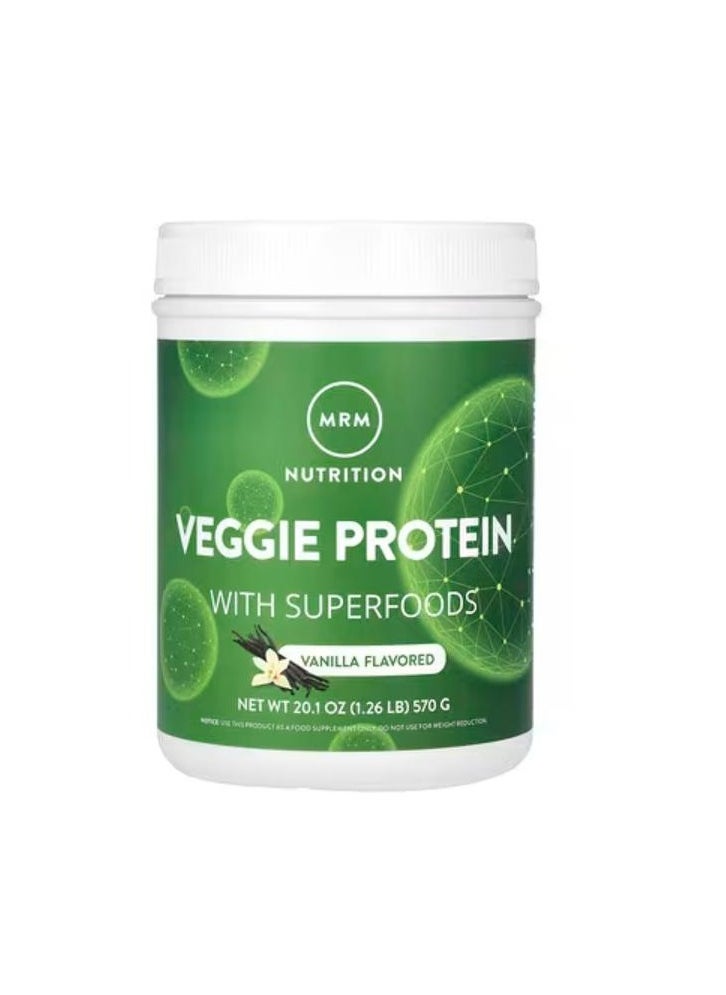 MRM Veggie Protein with Superfoods Vanilla 1.26 lb (570 g)