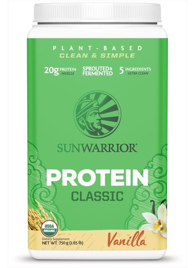 SUNWARRIOR Classic Vanilla Protein, 750 GR