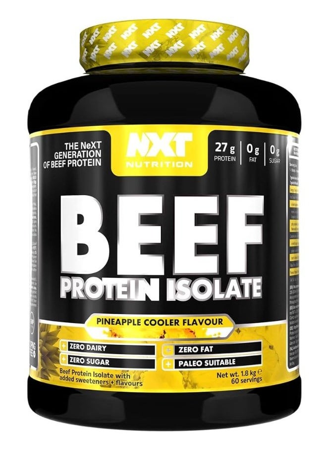 Beef Protein Isolate Zero Dairy Pineapple Cooler Flavour 60 Servings 1800g