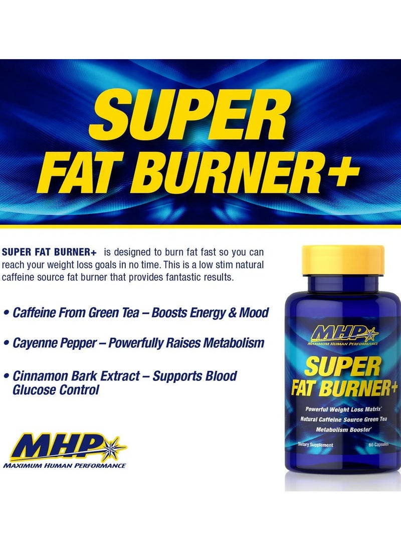 Super Fat Burner 60 Capsules Advanced Thermogenic Fat Loss Formula Boosts Metabolism