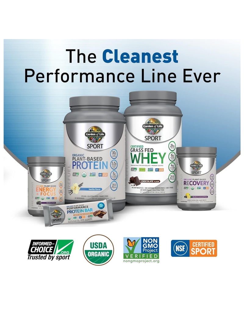 Garden of Life Sport Organic Plant Based Protein 2lb, Chocolate