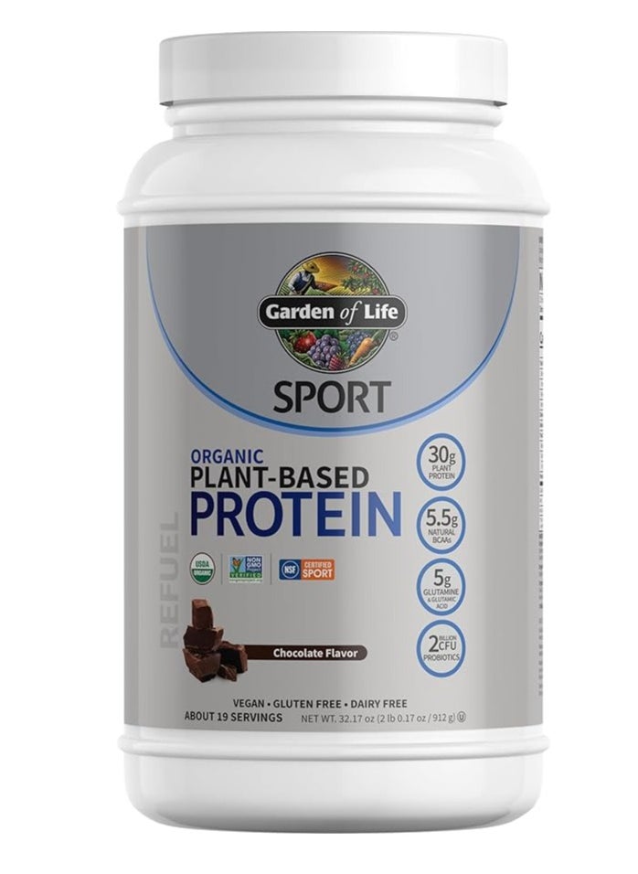 Garden of Life Sport Organic Plant Based Protein 2lb, Chocolate