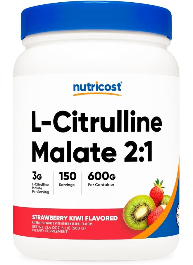 L-Citrulline Malate 2:1 600 Gram Strawberry Kiwi