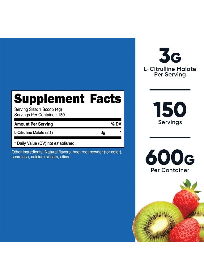 L-Citrulline Malate 2:1 600 Gram Strawberry Kiwi